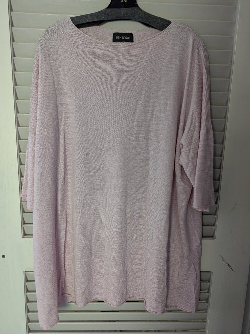 Eskandar silk knit top